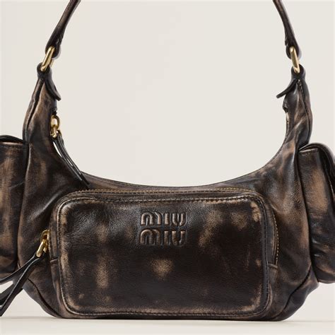 miu miu brown leather handbag|miu outlet online.